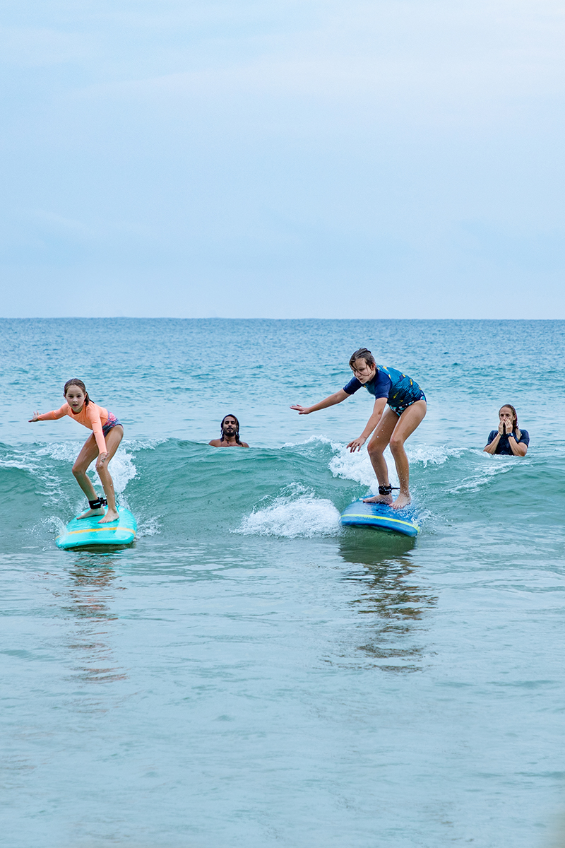 Group of kayakers in the sea