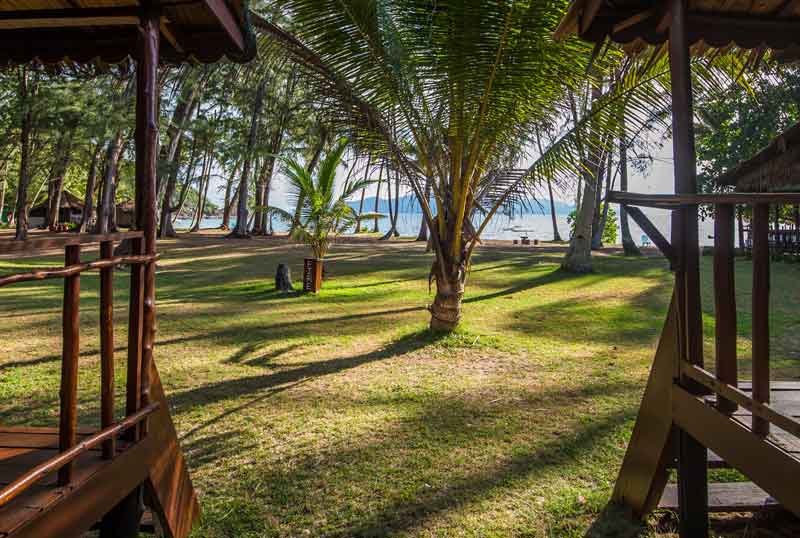 Traditional Malay Chalet on stilts